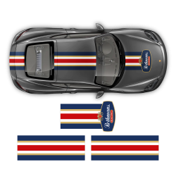 Rothmans Racing Stripes set Cayman / Boxster