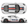 Rothmans Design Racing Stripes set Cayman / Boxster