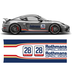 Rothmans Design Racing Stripes set Cayman / Boxster