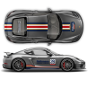 Rothmans Design Racing Stripes set Cayman / Boxster