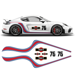 Curved Martini Decals set for Cayman