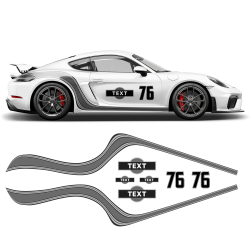 Curved Martini Decals set for Cayman